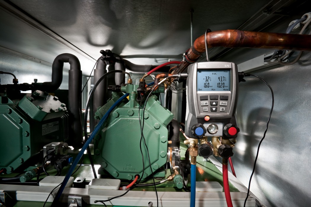 Industrial chiller and compressor