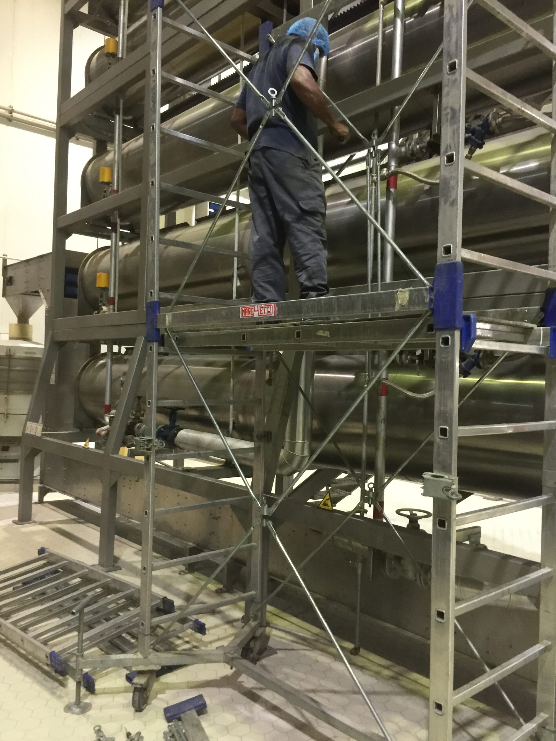 Pressure testing and commissioning works
