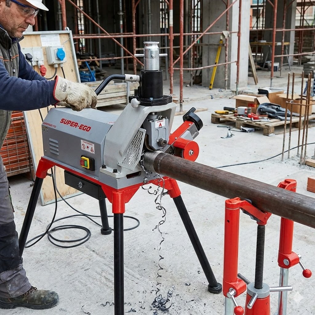 Pipe grooving machine